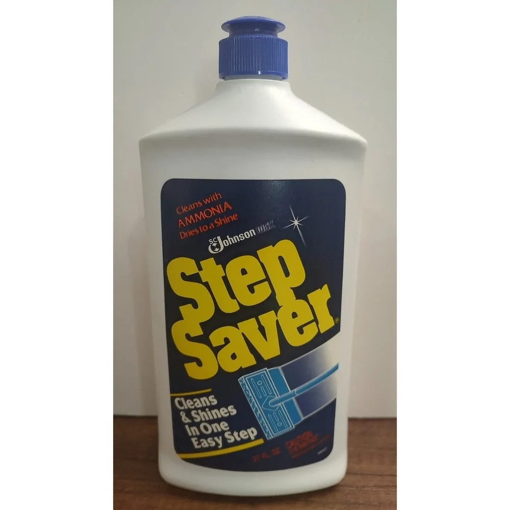 Johnson Wax Step Saver Clean & Shine Floor Care New Old Stock 1988 Vintage Prop